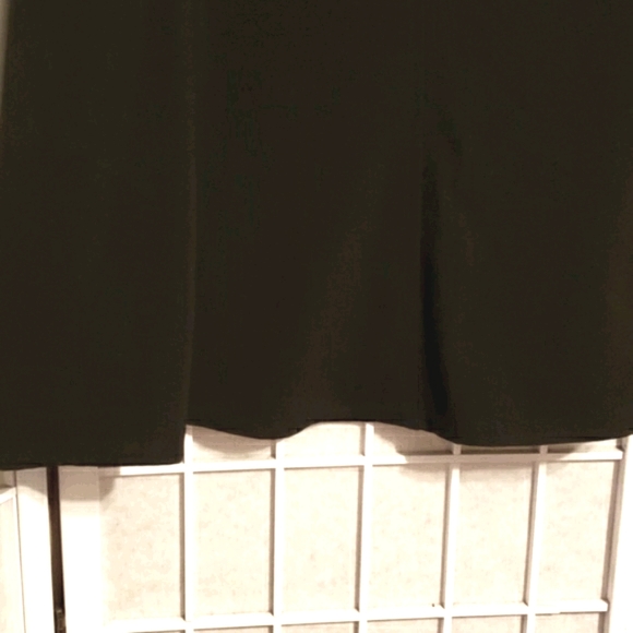 AGB BLACK 4-PANEL SKIRT KICK PLEAT BOTTOM SZ 14 - Picture 2 of 8